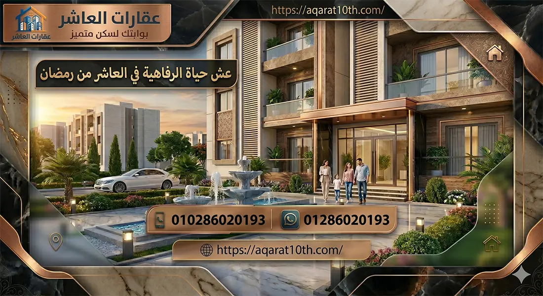 شقق للبيع العاشر من رمضان الحي 11