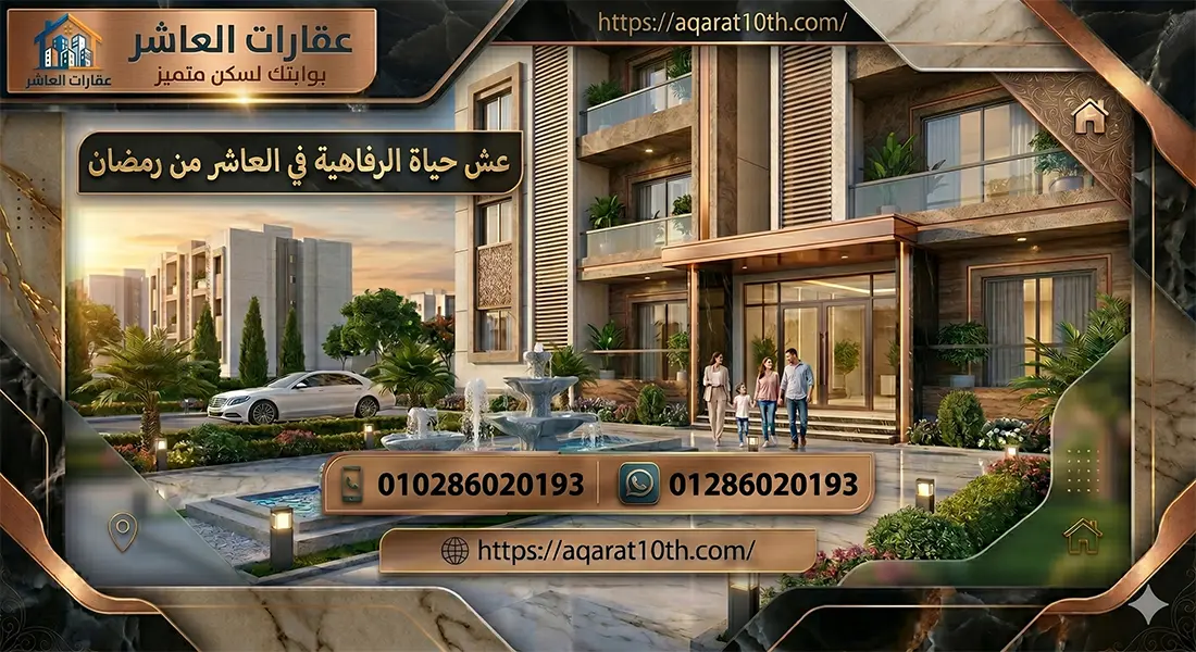 شراء شقق للبيع العاشر من رمضان الحي 11 فرصة استثمارية جيدة