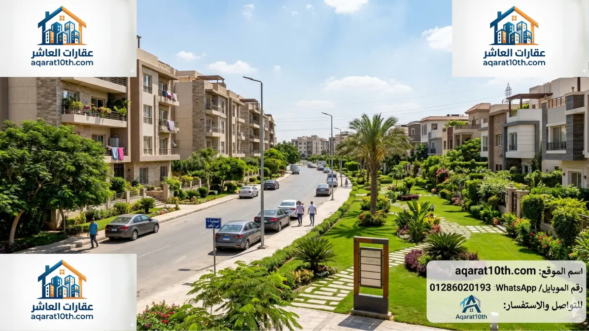 شقق للبيع في العاشر من رمضان مجاورة 9