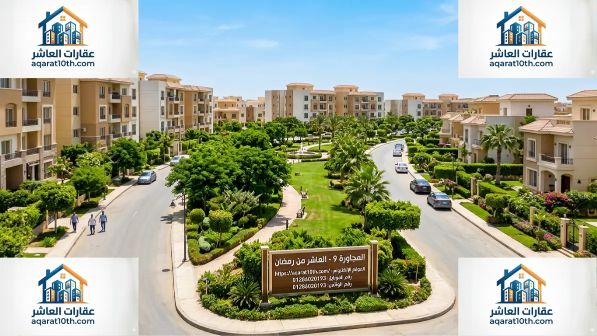 الاستثمار في عقارات العاشر من رمضان مجاورة 9