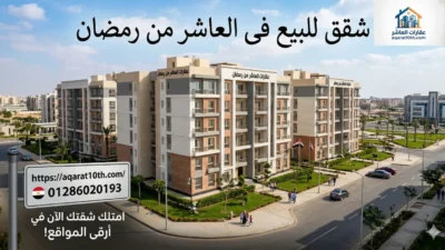 أسعار شقق فى العاشر