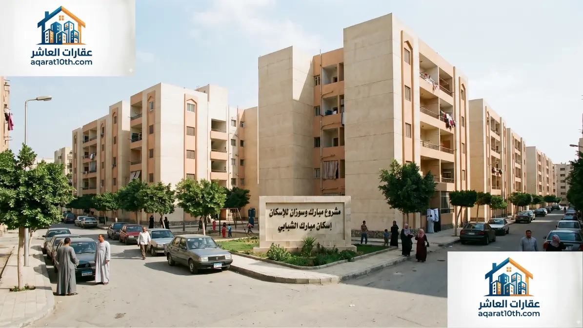 شقق للبيع في العاشر من رمضان مجاورة 55