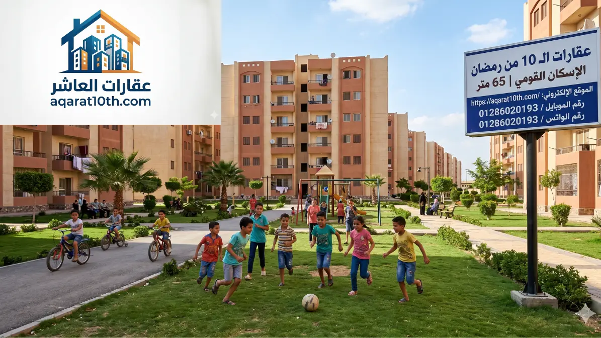 مقارنة أسعار شقق للبيع في العاشر من رمضان 65 متر