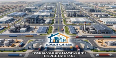 مصانع للبيع والايجار فى منطقة ال6 مليون العاشر من رمضان