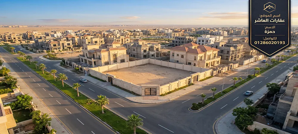 اراضى للبيع فى الحى 18 بالعاشر من رمضان